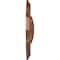 Ekena Millwork Oxford Ceiling Medallion, Hand-Painted Polished Copper, 16 7/8"W x 11 3/4"H x 1 1/2"P CM16OXPOS - alternate 3